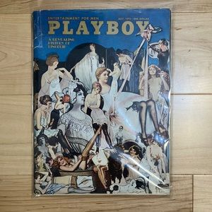 July 1972 Playboy complete, sleeved, Good
